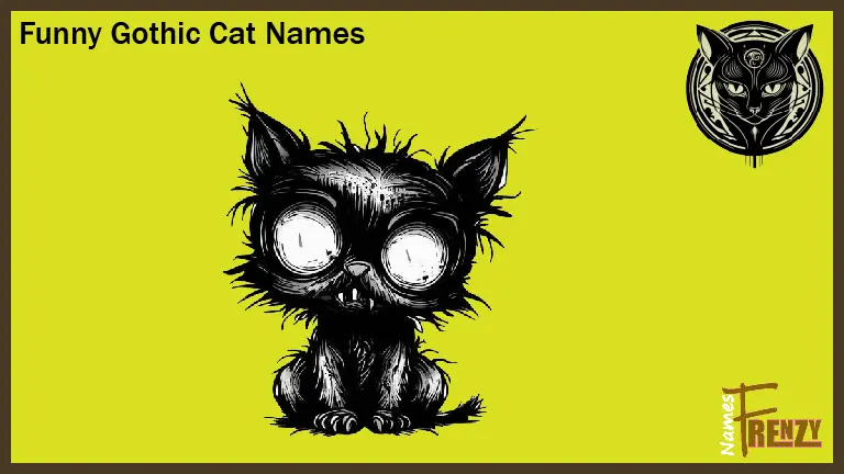 Funny Gothic Cat Names